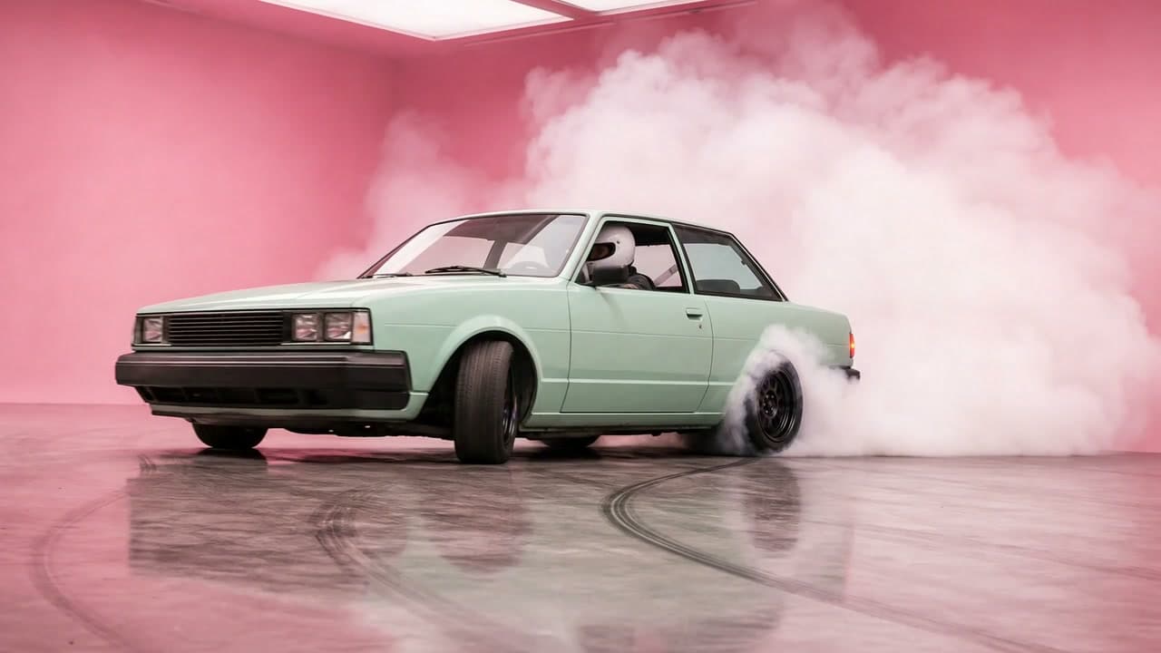 Pastel drift, made on Leap