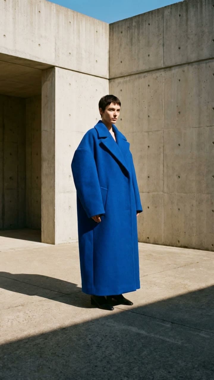 Cobalt coat, generated on Leap