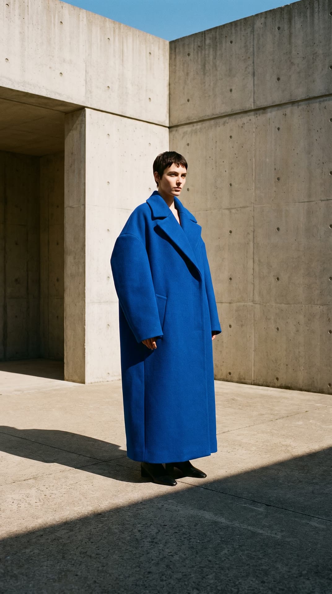 Cobalt coat, the generated first frame