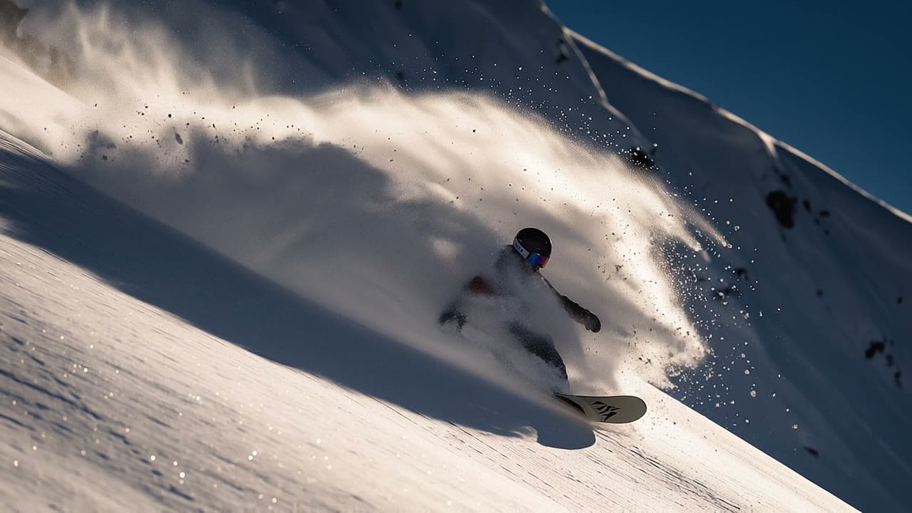 Powder turn, generated on Leap
