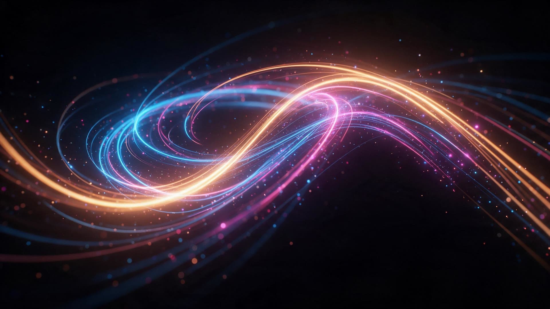 Light trails, the generated first frame