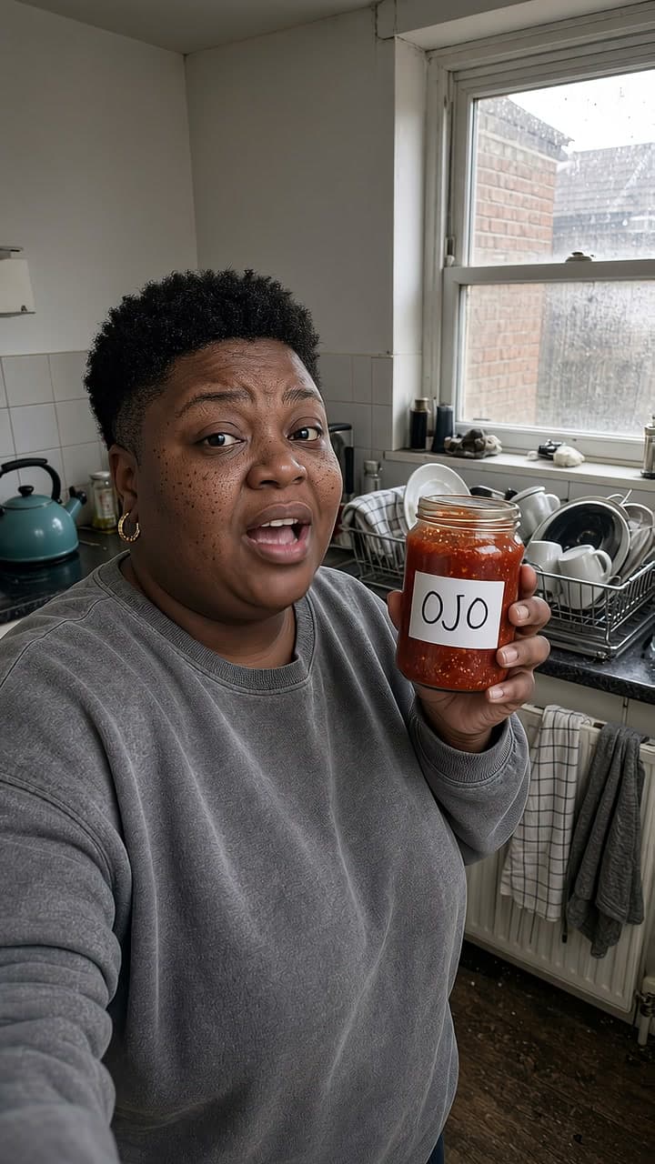Auntie's pepper sauce, made on Leap