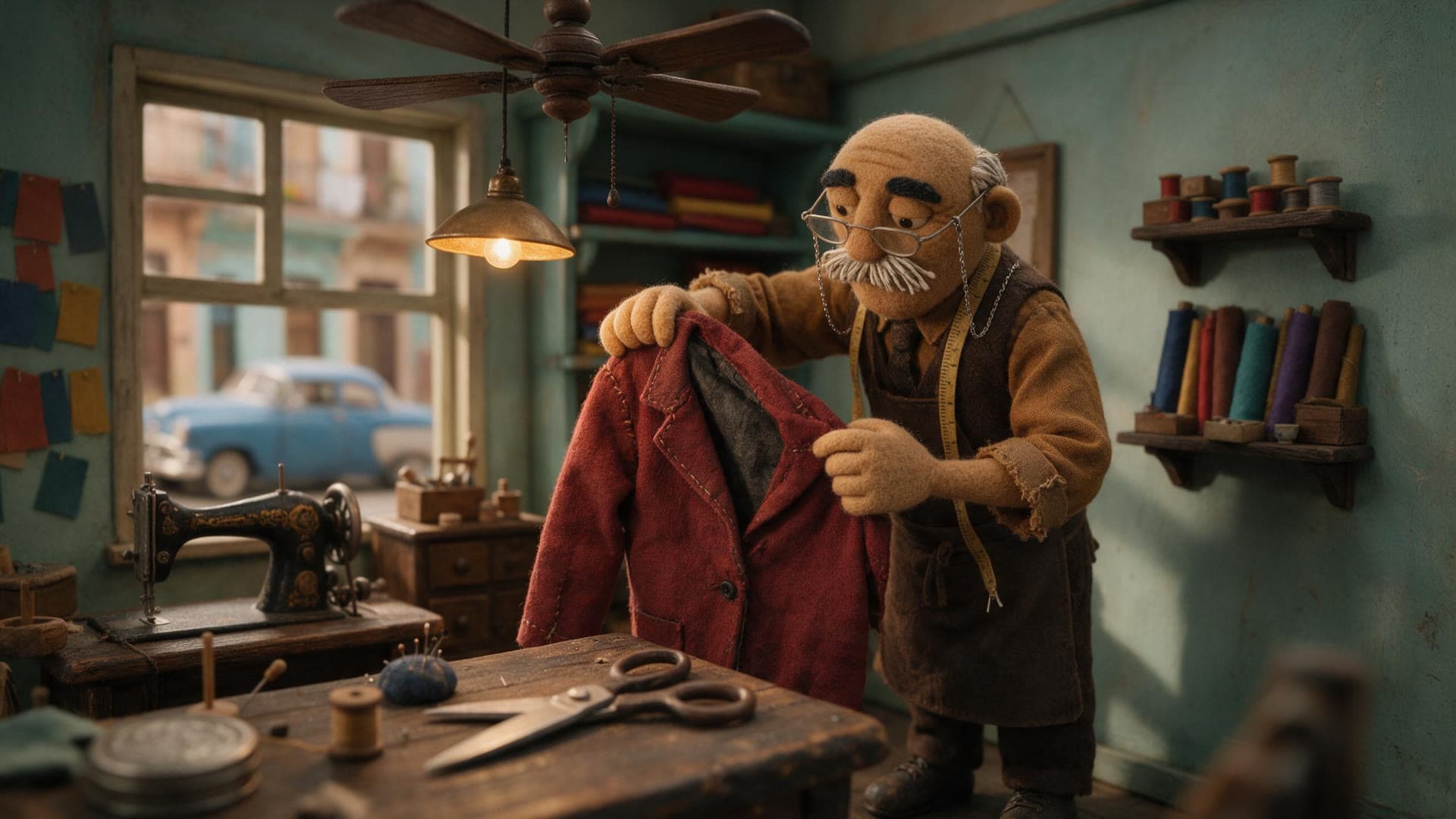 The first frame of The tailor
