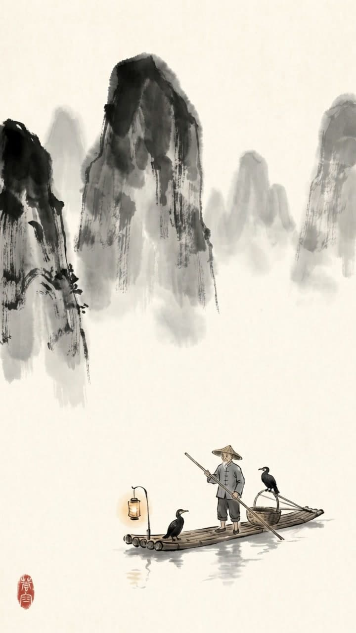 Cormorant, made on Leap