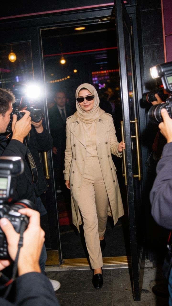 Hijab and shades, a real run on Leap